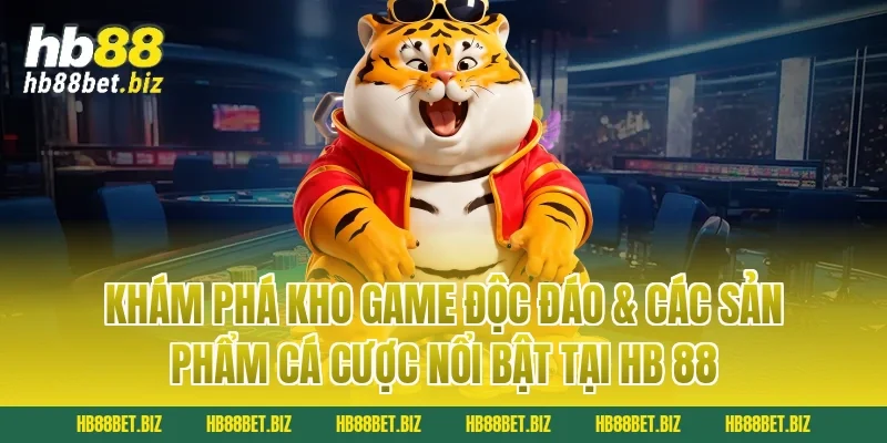 Khám Phá Kho Game Độc Đáo & Các Sản Phẩm Cá Cược Nổi Bật Tại HB 88